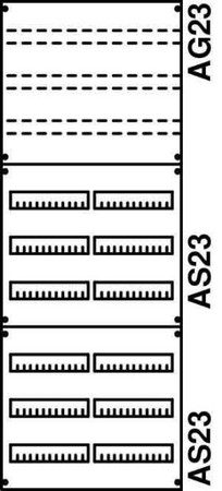 Panel for distribution board 1350 mm 500 mm 2CPX037668R9999