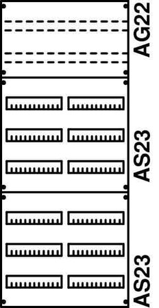 Panel for distribution board  2CPX037678R9999