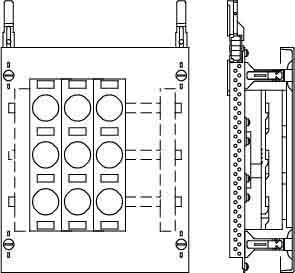 Distributor assembly Diazed fuse systems 3 3 2CPX037801R9999