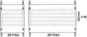 Distributor assembly busbars 300 mm 250 mm 2CPX037812R9999