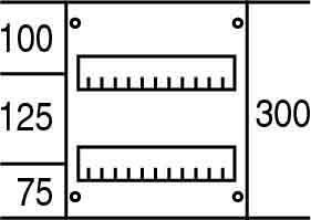 Cover for distribution board 300 mm 250 mm 2CPX062803R9999