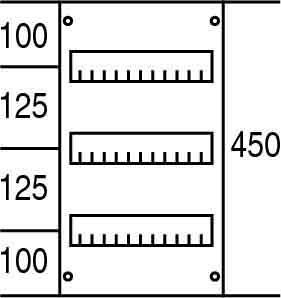 Cover for distribution board 450 mm 250 mm 2CPX062805R9999