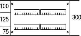 Cover for distribution board 300 mm 500 mm 2CPX062813R9999