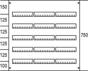 Cover for distribution board 750 mm 750 mm 2CPX062830R9999