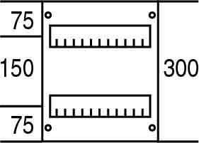 Cover for distribution board 300 mm 250 mm 2CPX062831R9999