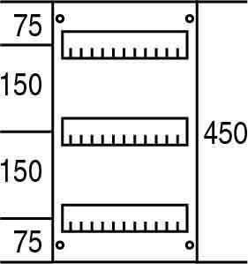 Cover for distribution board 450 mm 250 mm 2CPX062833R9999