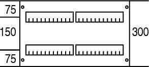 Cover for distribution board 300 mm 500 mm 2CPX062839R9999