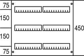 Cover for distribution board 450 mm 500 mm 2CPX062841R9999