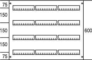 Cover for distribution board 600 mm 750 mm 2CPX062852R9999