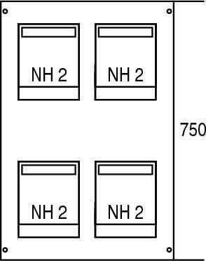 Cover for distribution board 750 mm 500 mm 2CPX062871R9999