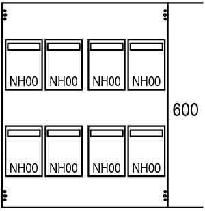 Cover for distribution board 600 mm 500 mm 2CPX062877R9999