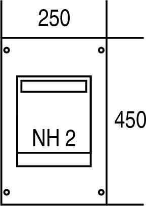 Cover for distribution board 450 mm 250 mm 2CPX062887R9999