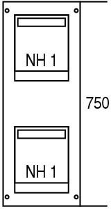 Cover for distribution board  2CPX062899R9999