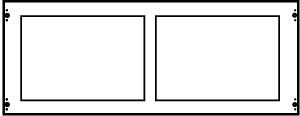 Cover for distribution board  2CPX062971R9999