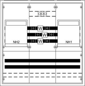 Meter cabinet equipped  2CPX032947R9999