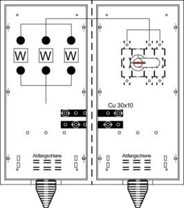 Meter cabinet equipped  2CPX032963R9999