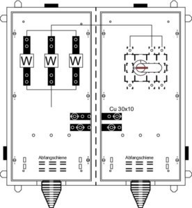 Meter cabinet equipped  2CPX032965R9999