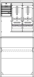 Meter cabinet equipped 1 1 2CPX043766R9999