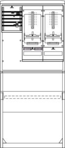 Meter cabinet equipped 1 1 2CPX043767R9999