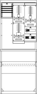 Meter cabinet equipped 2 1 2CPX043773R9999