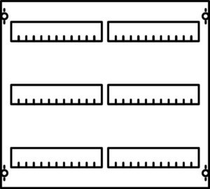 Panel for distribution board  2CPX077801R9999