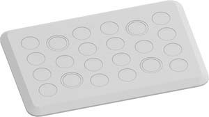 Gland plate for small distribution boards/switchgear cabinets  2