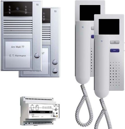 Door station set Silver PVC1420-0010