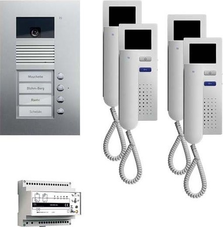 Door station set Silver PVU1640-0010