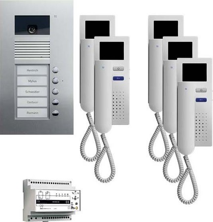 Door station set Silver PVU1650-0010