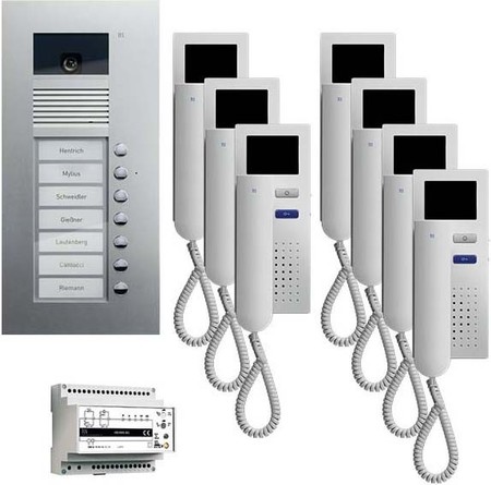 Door station set Silver PVU1670-0010