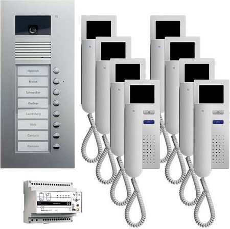 Door station set Silver PVU1680-0010