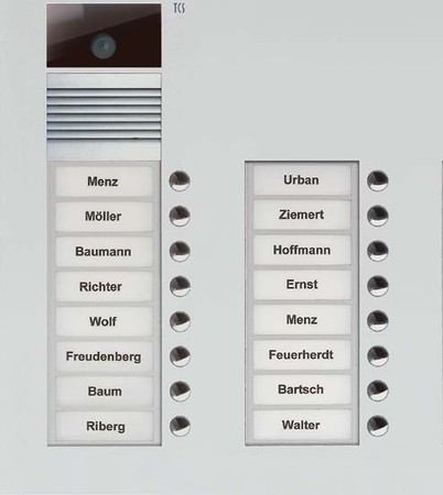 Door loudspeaker 16 Flush mounted (plaster) AVU15160-0010