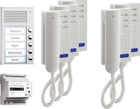 Door station set Silver PPA05-EN/02