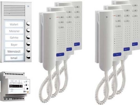 Door station set Silver PPA06-EN/02