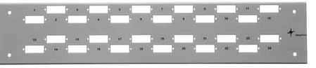 Patch panel fibre optic 24 H02025A0416