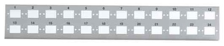 Patch panel fibre optic 24 H02025A0113