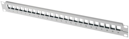 Patch panel copper (twisted pair) 24 RJ45 8(8) H02025A0197