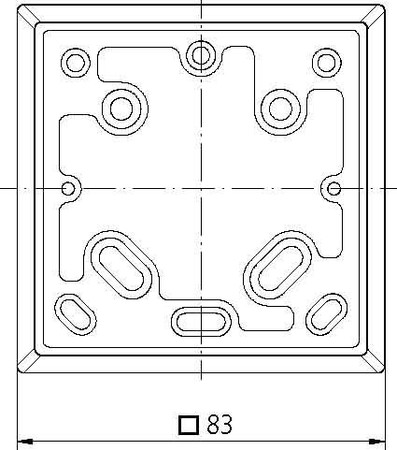 Cover plate for switches/push buttons/dimmers/venetian blind  90