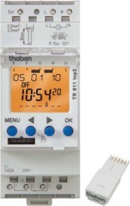 Digital time switch for distribution board DIN rail 1 6114100