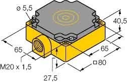 Inductive proximity switch 80 mm 40.5 mm 80 mm 10085