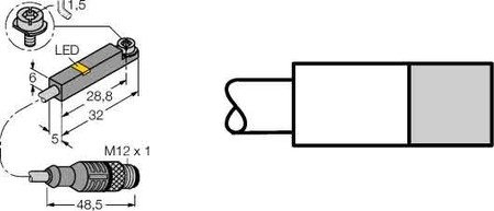 Magnetic proximity switch  1056801