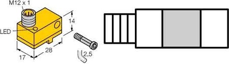 Magnetic proximity switch  1058600