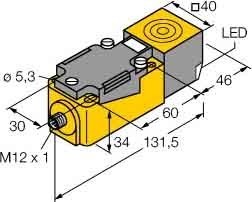 Inductive proximity switch 40 mm 131.5 mm 40 mm 1540602