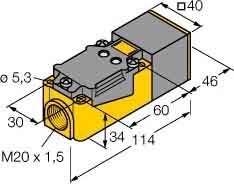 Inductive proximity switch 40 mm 160 mm 40 mm 15684