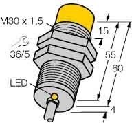 Inductive proximity switch 30 mm 64 mm 30 mm 1582401