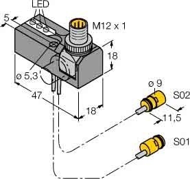 Inductive proximity switch  1650039