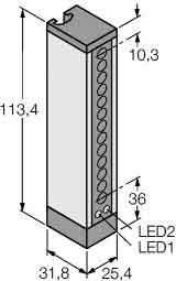 One-way light barrier  3002667