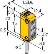 One-way light barrier Receiver 3072137