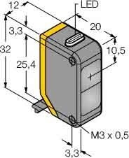 One-way light barrier Receiver 3077777