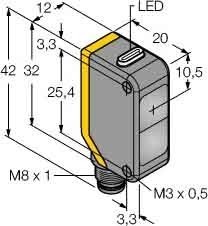 One-way light barrier Receiver 3077778